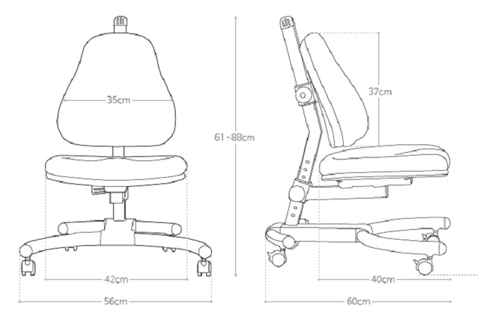 Детское растущее кресло kidsmaster k639 enlightening