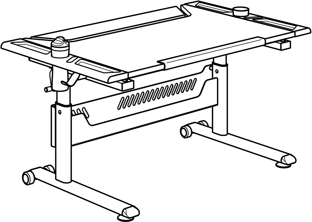 Чертежи растущей парты