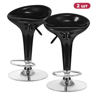 Комплект барных стульев Ergozen Tulip 2 шт черный